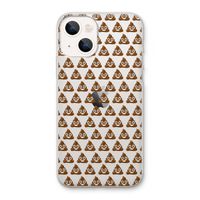 Poop emoji: iPhone 13 Transparant Hoesje