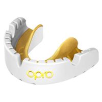 OPRO 790006 Gold Ultra Fit Mouthguard Braces - Red/White - SR - thumbnail