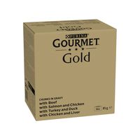 Purina Gourmet Gold - Fijne hapjes in saus - 96 x 85g