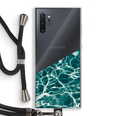 Weerkaatsing water: Samsung Galaxy Note 10 Plus Transparant Hoesje met koord