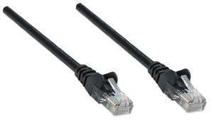 Intellinet 338387 RJ45 Netwerkkabel, patchkabel CAT 5e U/UTP 1.50 m Zwart 1 stuk(s)