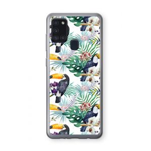Tukans: Samsung Galaxy A21s Transparant Hoesje