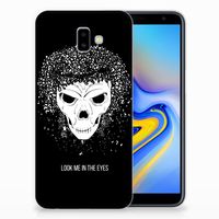 Silicone Back Case Samsung Galaxy J6 Plus (2018) Skull Hair - thumbnail