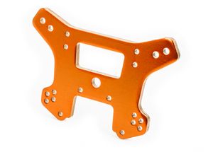 Traxxas - Shock tower, front, 6061-T6 aluminum (orange-anodized) (TRX-9539T)