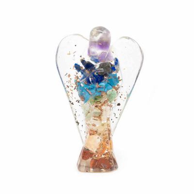 Orgone Edelsteen Engel 7 Chakra&apos;s (50 mm)