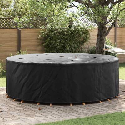Hoes voor tuinmeubelen Zwart 279 x 279 x 105 cm 420D stof