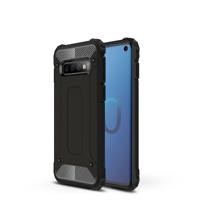 Magic Armor TPU + PC combinatie Case voor Galaxy S10 (zwart)