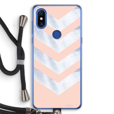 Marmeren pijlen: Xiaomi Mi Mix 3 Transparant Hoesje met koord