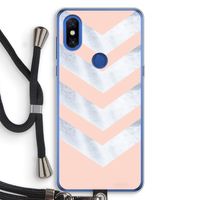 Marmeren pijlen: Xiaomi Mi Mix 3 Transparant Hoesje met koord