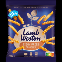 Lamb Weston Ziggy Fries Seasoned 750g bij Jumbo