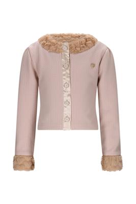 Le Chic winter vest meisjes - zacht bruin - Orleans - bontrand
