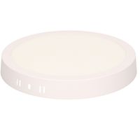 1x Plafonniere / LED plafondlamp rond aluminium 20.5 cm 18W