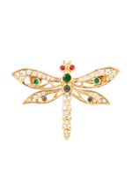 Susan Caplan Vintage broche Attwood & Sawyer à ornements en cristal (années 1980)