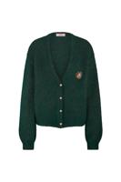 Feddie lurex cardigan - dark green - 13345