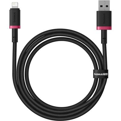 Baseus Dura Snellaadkabel Type A naar IP 2.4A Zwart, Rood