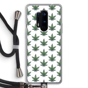 Weed: OnePlus 8 Pro Transparant Hoesje met koord