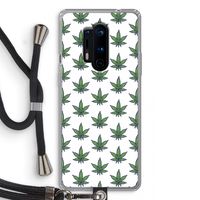 Weed: OnePlus 8 Pro Transparant Hoesje met koord
