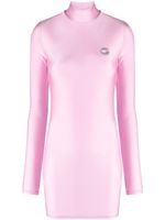 Coperni robe courte à logo brodé - Rose