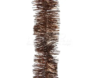 Guirlande Lametta 270cm Ø7cm Espresso Bruin