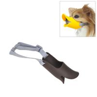 Schattig eend mond vorm Silicone snuit voor huisdier hond maat: S(Coffee) Schattig eend mond vorm Silicone snuit voor huisdier hond maat: S(Coffee)