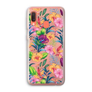 Tropisch 2: Samsung Galaxy A20e Transparant Hoesje