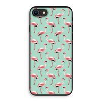 Flamingoprint groen: iPhone 8 Biologisch afbreekbaar hoesje