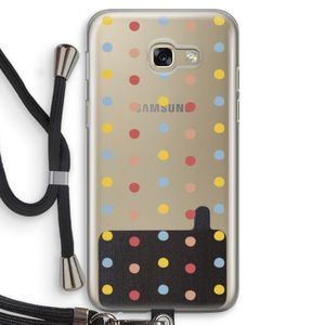 Bollen: Samsung Galaxy A5 (2017) Transparant Hoesje met koord