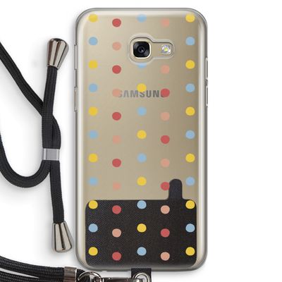 Bollen: Samsung Galaxy A5 (2017) Transparant Hoesje met koord