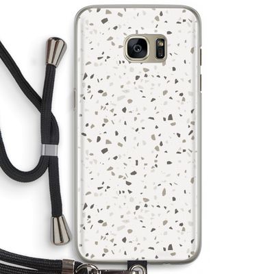 Terrazzo N°14: Samsung Galaxy S7 Edge Transparant Hoesje met koord
