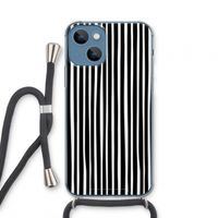 Stripes: iPhone 13 mini Transparant Hoesje met koord