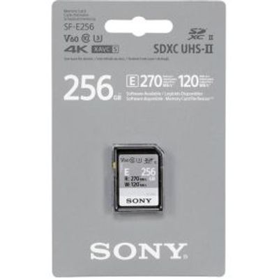 Sony SDXC E series 256GB UHS-II Class 10 U3 V60