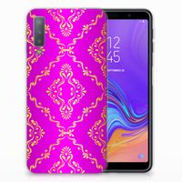 Siliconen Hoesje Samsung Galaxy A7 (2018) Barok Roze