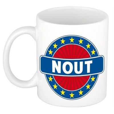 Nout naam koffie mok / beker 300 ml