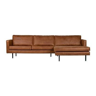 BePureHome Rodeo Chaise Longue Rechts - Eco-leder -  Cognac