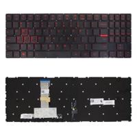 ONS toetsenbord met achtergrondverlichting voor Lenovo Legion Y520 Y520-15IKB Y720 Y720-15IKB R720 R720-15IKB (zwart)