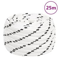 VidaXL Werktouw 20 mm 25 m polyester wit