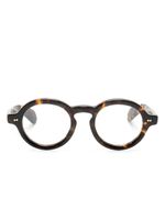 Moscot lunettes de soleil rondes Foygel - Marron