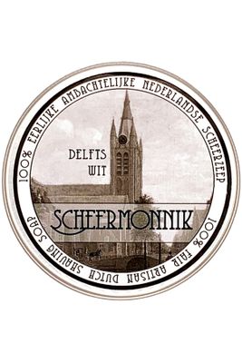 Scheermonnik scheercrème Delfts Wit 75gr