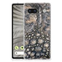 Google Pixel 7A | TPU Hoesje | Krokodillenprint