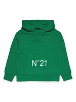 Nº21 Kids hoodie en coton à logo imprimé - Vert - thumbnail