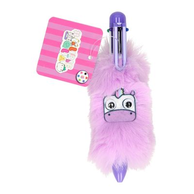 Canenco Pluche meerkleurenpen