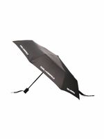 Karl Lagerfeld parapluie à logo imprimé - Noir