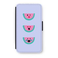 Smiley watermeloen: iPhone XS Flip Hoesje