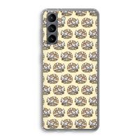 Slapende poes: Samsung Galaxy S21 Transparant Hoesje