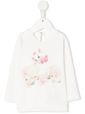 Monnalisa t-shirt à motif Marie - Blanc