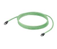 Weidmüller 1230410000 RJ45 Netwerkkabel, patchkabel CAT 5, CAT 5e SF/UTP 0.30 m Groen Vlambestendig, Oliebestendig, UV-bestendig 1 stuk(s)