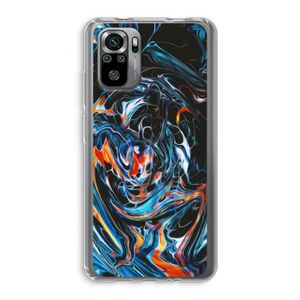 Black Unicorn: Xiaomi Redmi Note 10S Transparant Hoesje