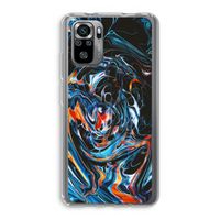 Black Unicorn: Xiaomi Redmi Note 10S Transparant Hoesje Black Unicorn: Xiaomi Redmi Note 10S Transparant Hoesje