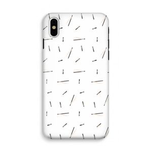 Hipster stripes: iPhone X Tough Case