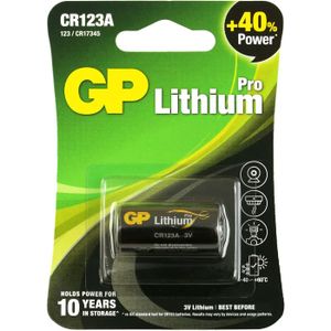 GP CR123A DL123A 1 stuk